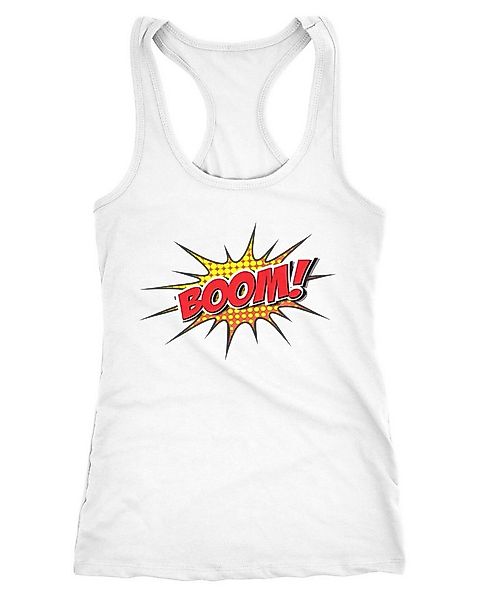 MoonWorks Tanktop Damen Tanktop Comic Boom Racerback Moonworks® günstig online kaufen