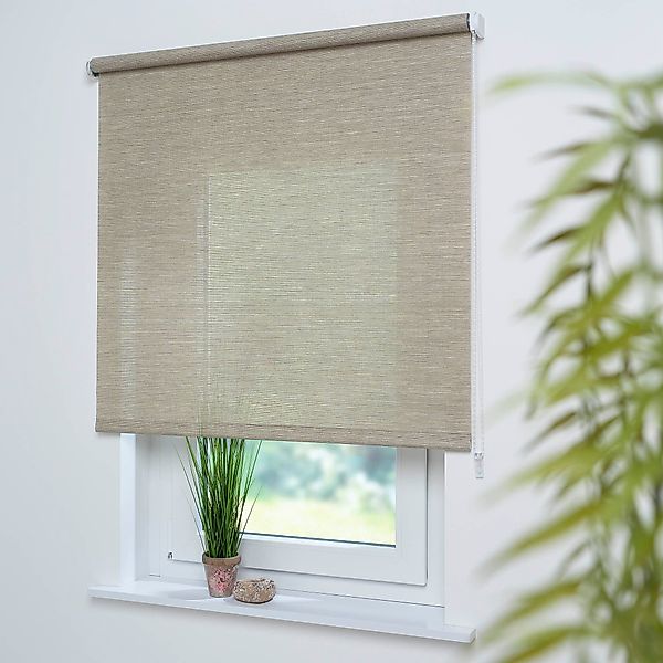 Seitenzugrollo Dekor Struktur, Liedeco, Lichtschutz, mit günstig online kaufen