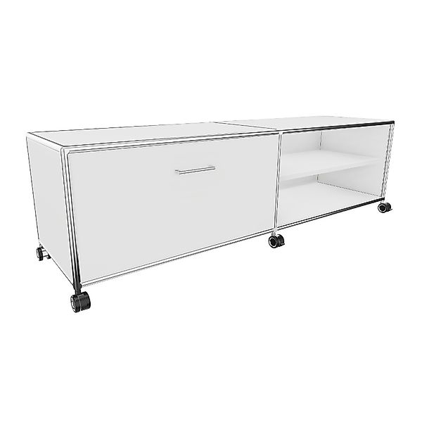 BOSSE TV-Board | Höhe 1 OH | Breite 160 cm | 1 Klappe und 1 offenen Fach günstig online kaufen