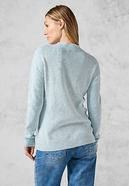 Cecil Strickpullover, mit Materialmix günstig online kaufen