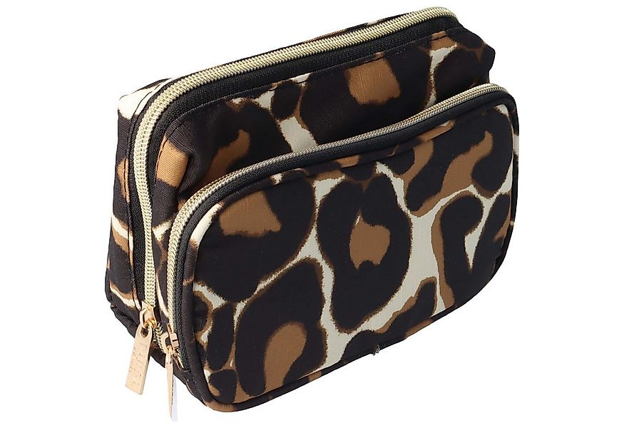PARSA Beauty Kulturbeutel Kosmetiktasche Leo-Print günstig online kaufen