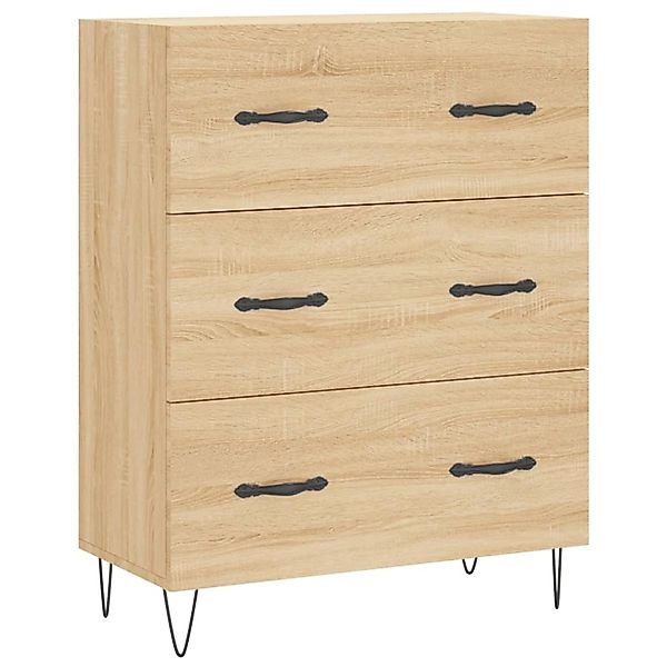 vidaXL Sideboard Sonoma-Eiche 69,5x34x90 cm Holzwerkstoff 827847 günstig online kaufen