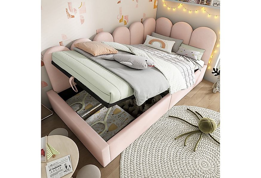 Celya Polsterbett Daybett 90x190 cm,Tagesbett Schlafsofa mit hydraulischem günstig online kaufen