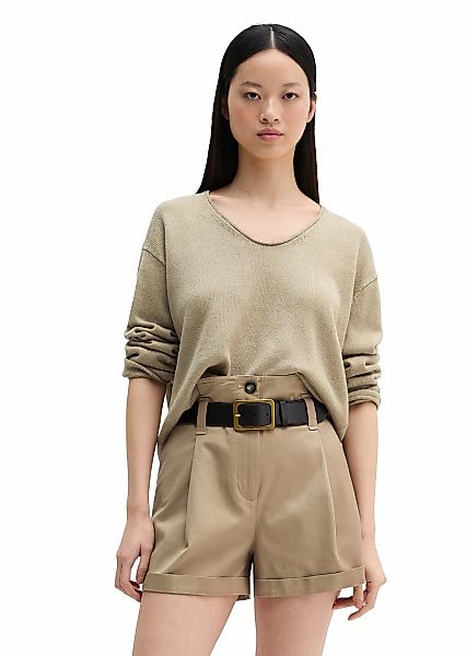 Marc OPolo Strickpullover "aus Organic Cotton-Leinen-Mix" günstig online kaufen