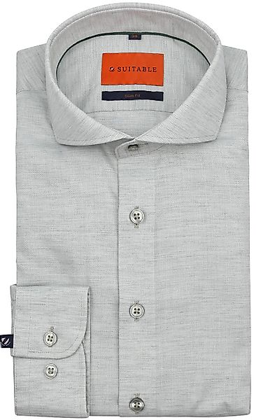 Suitable Melange Hemd Hellgrün - Größe 39 günstig online kaufen