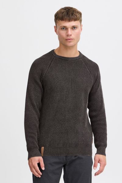 Indicode Strickpullover IDRockford Strickpulli in Waffelstrick-Optik günstig online kaufen