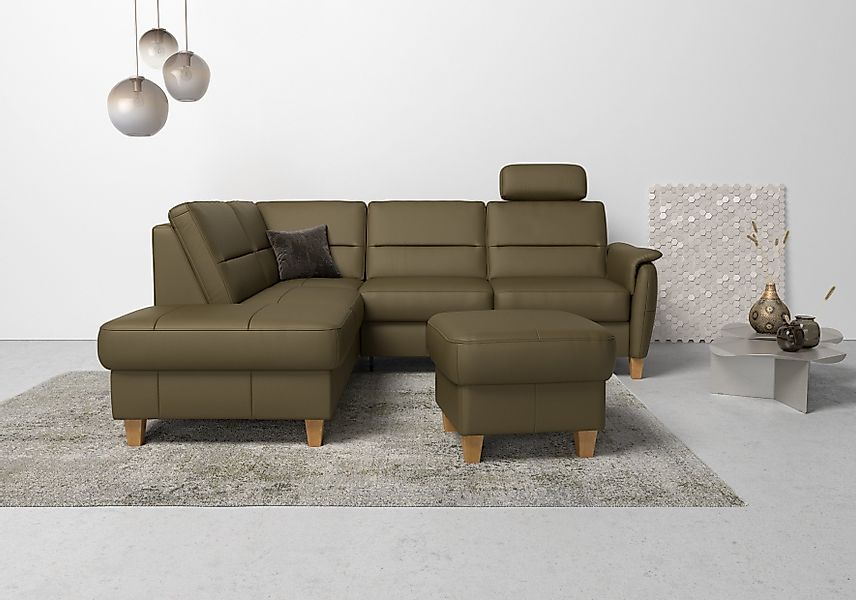 Home affaire Ecksofa "Palmera L-Form, B: 236 cm", optional Bettfunktion & B günstig online kaufen