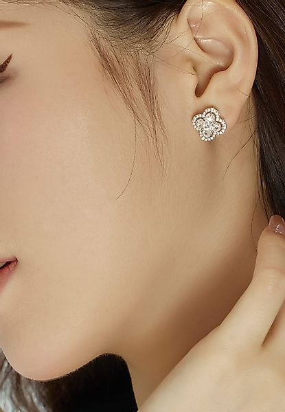 BRELLATO Paar Ohrstecker LUCKY Glitzer Glück günstig online kaufen