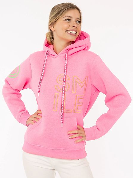 Zwillingsherz Hoodie ""Alissa 2.0"", mit SMILE Stickerei vorne und hinten günstig online kaufen