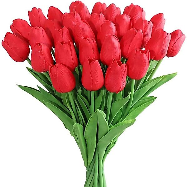 Kunstblume Blumenstrauß Kunstrosen Tulpen Blumenstrauß Bündel günstig online kaufen