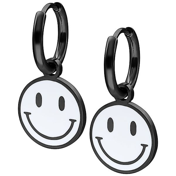 Wildcat Paar Creolen Little White Smiley günstig online kaufen