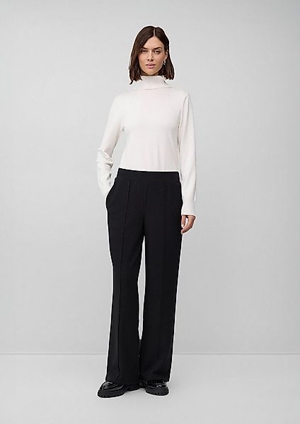 s.Oliver Chinos Hose Wide-Leg-Hose mit Eingrifftaschen und Elastikbund günstig online kaufen