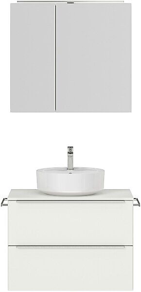 nobilia® Badmöbel-Set »Alvene« vormontiert, mit Soft-Close, 2 Stk. tlg. günstig online kaufen