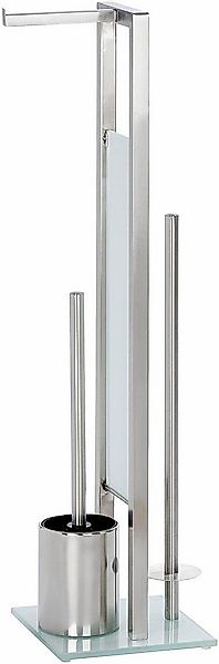 WENKO WC-Garnitur Rivalta, integrierter Toilettenpapierhalter und WC-Bürste günstig online kaufen