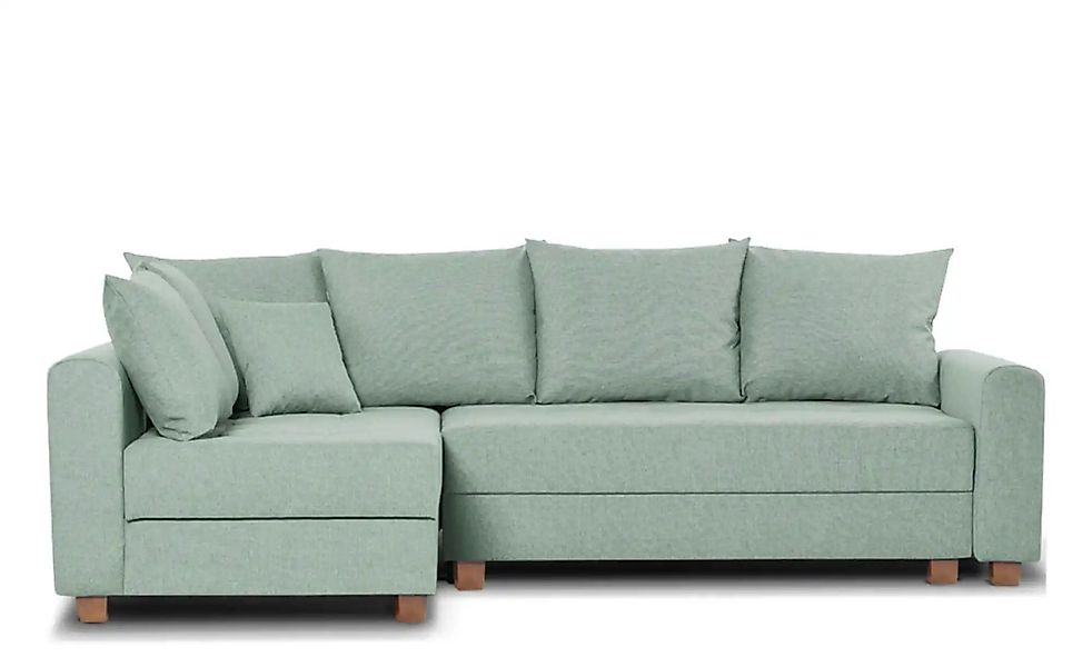 KONSIMO Ecksofa   ¦ grün ¦ Maße (cm): B: 255 H: 88 Polstermöbel > Sofas > E günstig online kaufen