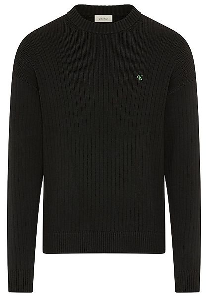 Calvin Klein Jeans Strickpullover Rundhalsausschnitt, Regular Fit günstig online kaufen