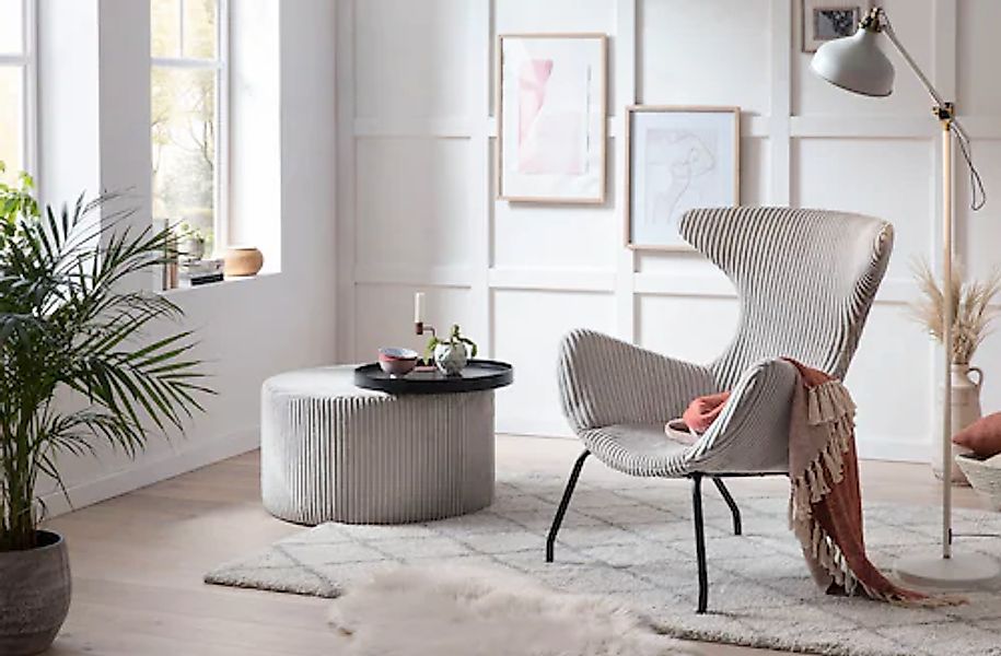 SalesFever Relaxsessel »Oslo Komfortabler Sessel zum Entspannen« Ohrensesse günstig online kaufen