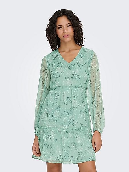 ONLY Chiffonkleid ONLTESSA-CERA ELIZA L/S DRESS WVN CS Kunstfaser, regular günstig online kaufen