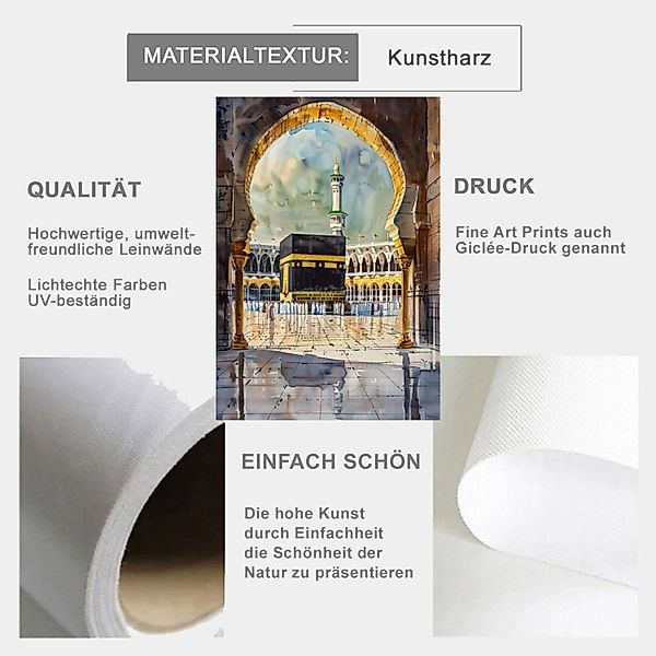 TPFLiving Kunstdruck OHNE RAHMEN, Islamische Motife günstig online kaufen