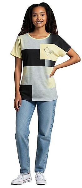 Estefania for woman Rundhalsshirt 169-1212, "shine" mit Strassbesatz und üb günstig online kaufen