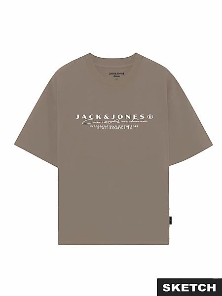 Jack & Jones T-Shirt "JCOPOINT BRANDING TEE SS CREW NECK FST" günstig online kaufen