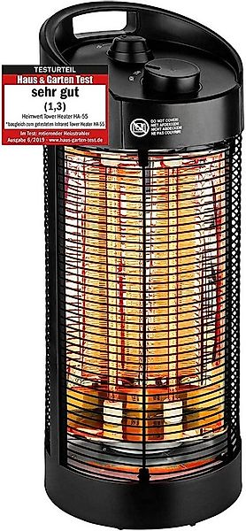 HEIMWERT Infrarotstrahler Heizstrahler Infrarotheizung 1200 Watt 360 Grad günstig online kaufen