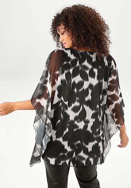 Aniston PLUS Blusenshirt, sanft fallende Meshqualität - NEUE KOLLEKTION günstig online kaufen