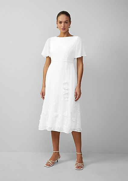 s.Oliver Midikleid Kleid Festives Midikleid aus günstig online kaufen