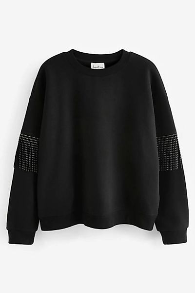 Next Sweatshirt Sweatshirt mit Glitzerfransen (1-tlg) günstig online kaufen