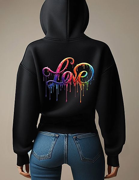 RMK Hoodie Kapuzenpullover Damen Pullover Oversized günstig online kaufen