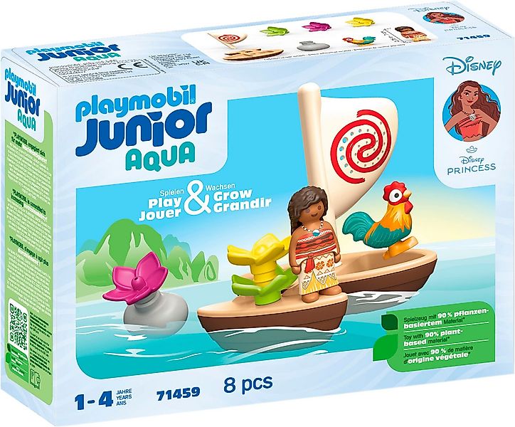 Playmobil® Vaiana Katamaran (71459), JUNIOR & Disney Konstruktions-Spielset günstig online kaufen