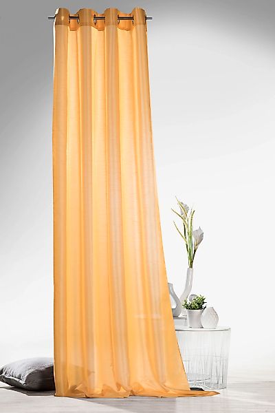 Weckbrodt Vorhang "Klara" Ösen 1 Stk. tlg. Wildseiten-Optik, halbtransparen günstig online kaufen