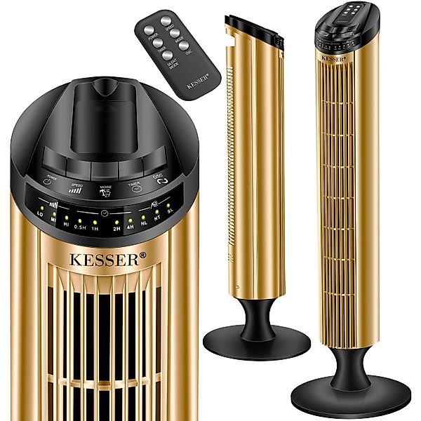 KESSER Turmventilator, Turmventilator FERNBEDIENUNG Ventilator LED günstig online kaufen