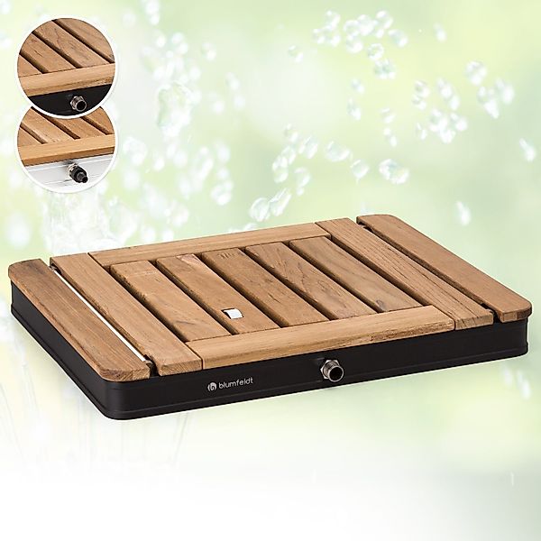 blumfeldt Gartendusche Sumatra Teak Square Gartendusche günstig online kaufen