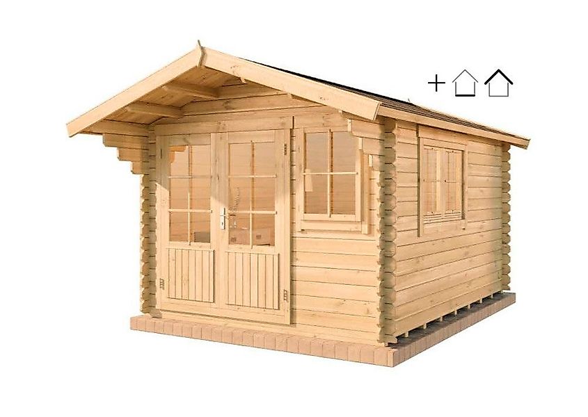 Alpholz Gartenhaus Holz Set - Gabriel-34 günstig online kaufen