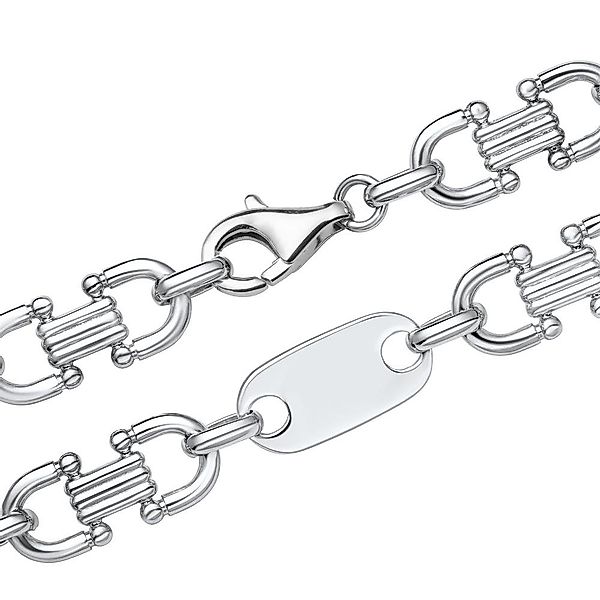 JEWLIX Silberkette Sterlingsilber Plattenkette für Herren günstig online kaufen