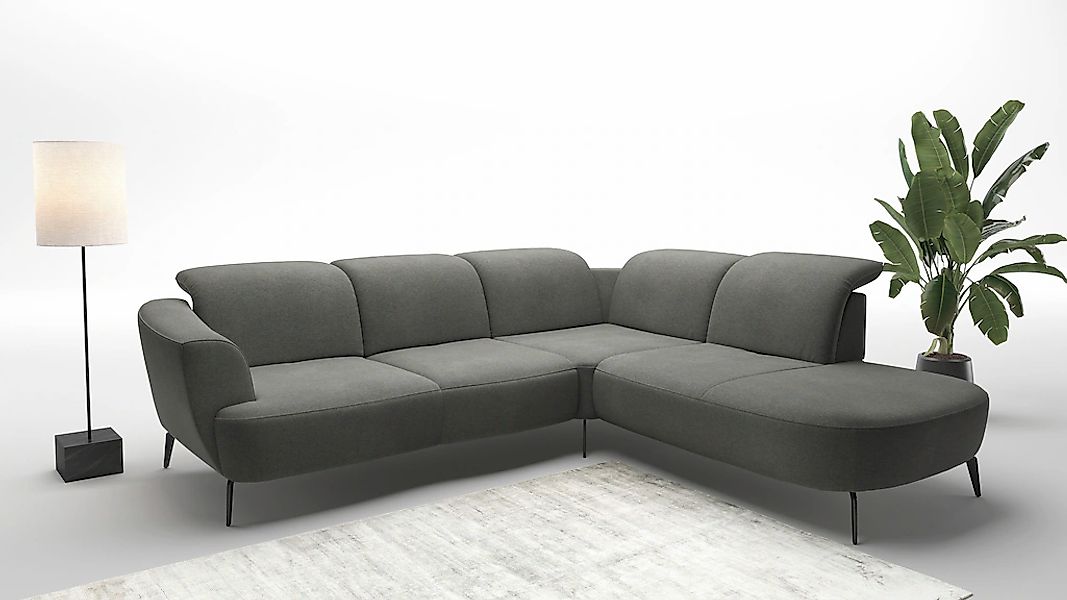 sit&more Ecksofa "Zoe", ink.Sitztiefenverstellung, wahlweise mit Kopfteilve günstig online kaufen
