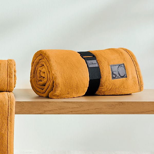 s.Oliver Wohndecke "s.Oliver Decke Kuschelsoft" 150 x 200 cm, in bunten Far günstig online kaufen