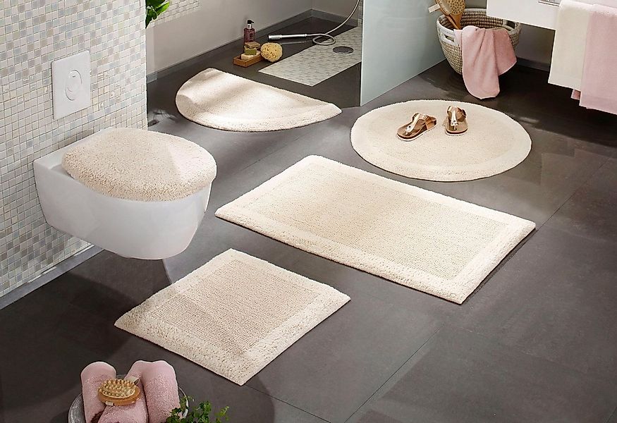 OTTO home Badematte Kapra, Badvorleger, Badezimmer Teppich, Höhe 14 mm, bei günstig online kaufen