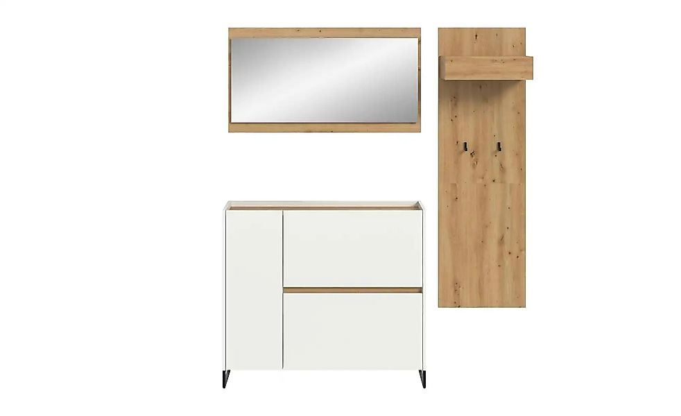 Garderobenkombination   ¦ weiß ¦ Maße (cm): B: 192 H: 175 Garderoben & Klei günstig online kaufen