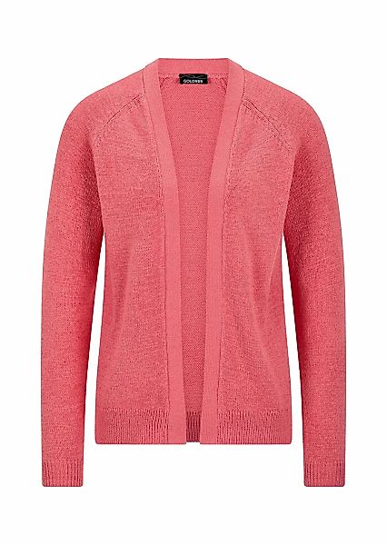 GOLDNER Strickjacke "Kurzgröße Strickjacke mit Strickbandblende" aus Bändch günstig online kaufen