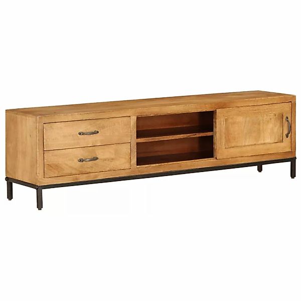 Tv-schrank Mangoholz Massiv 140 X 30 X 40 Cm günstig online kaufen