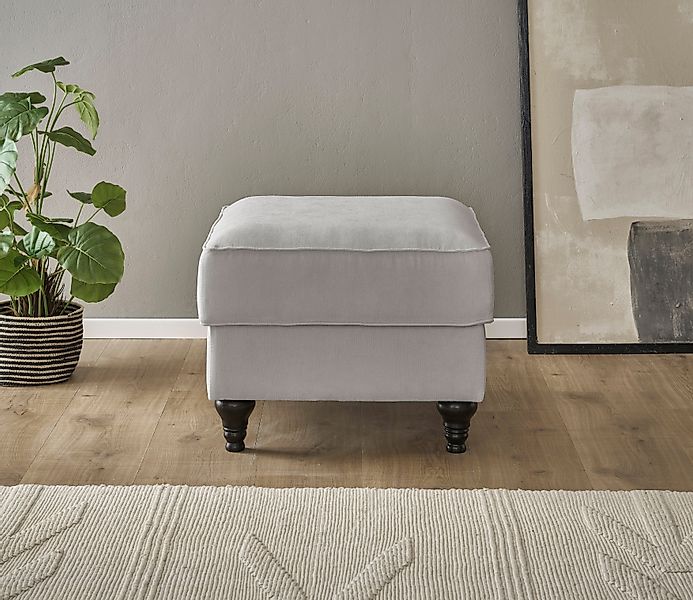 Home affaire Hocker WESTMINSTER, mit Federkern-Polsterung günstig online kaufen