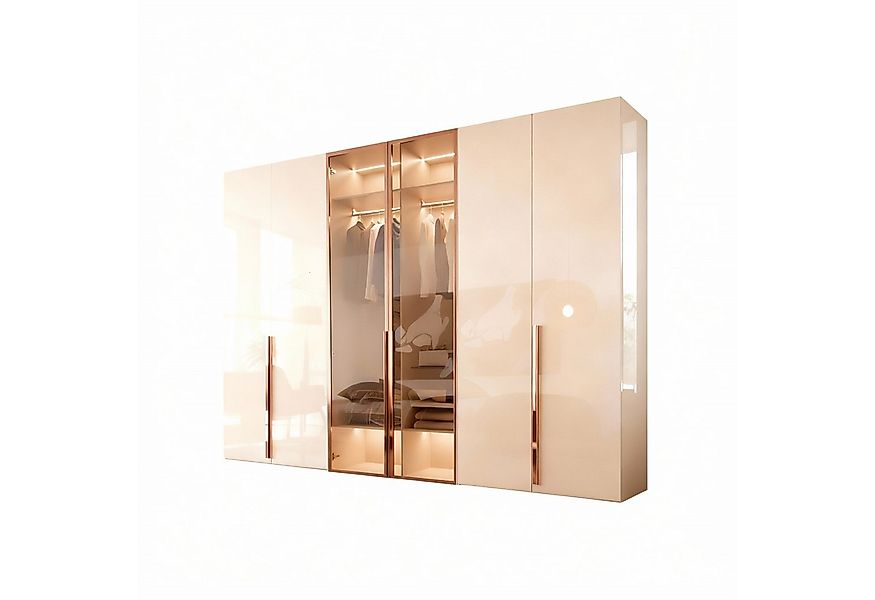 Palms-Store Kleiderschrank Drehtürenschrank Capdown, 6-türig, Hochglanz, mi günstig online kaufen