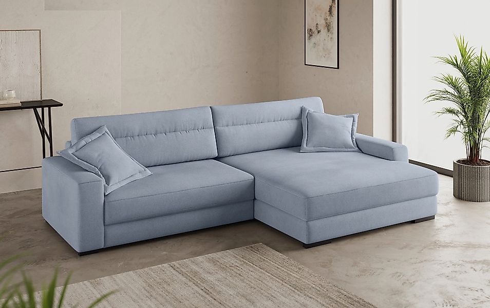 Mr. Couch Ecksofa "Marcello L-Form", inklusive EasyBett und Bettkasten günstig online kaufen