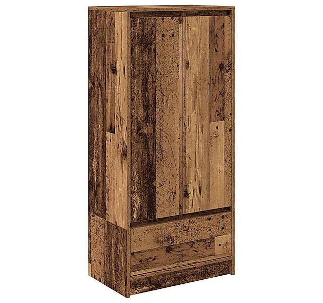 vidaXL Sideboard Schrank mit Schublade Altholz-Optik 55,5x34x119,5 cm (1 St günstig online kaufen