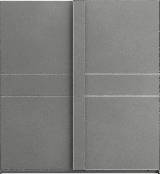 INOSIGN Schwebetürenschrank "Jupiter, Schiebetürenschrank in Steingrau" 2 B günstig online kaufen