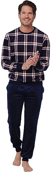 Pastunette Schlafanzug Herren Nikki Pyjama (2 tlg) genial auch als Hausanzu günstig online kaufen