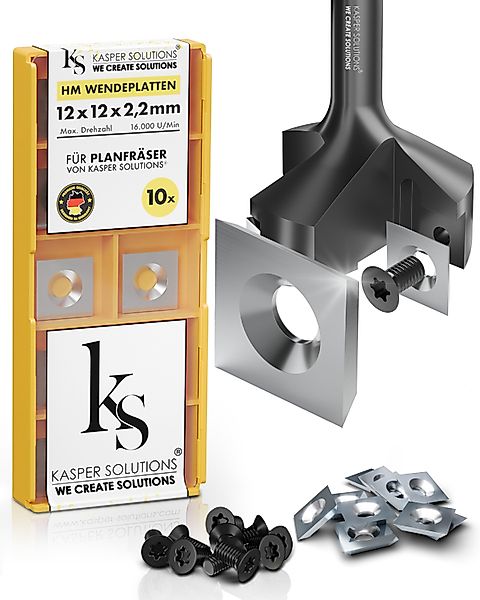 Kasper Solutions® Wendeplattenfräser Kasper Solutions® Fräser günstig online kaufen