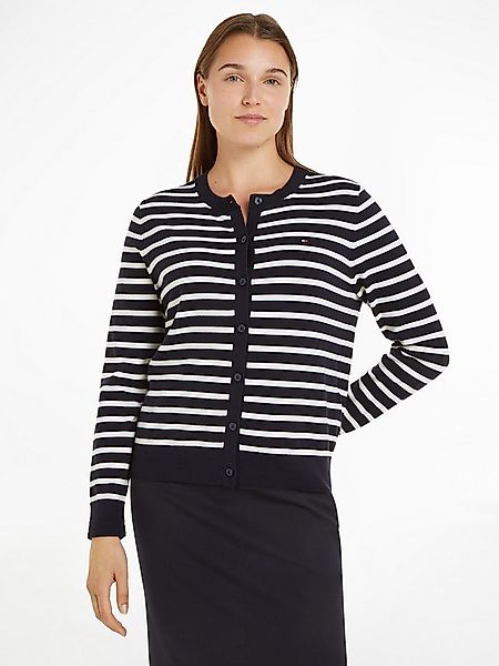 Tommy Hilfiger Cardigan CO JERSEY STITCH CARDIGAN Baumwollmischung, regular günstig online kaufen